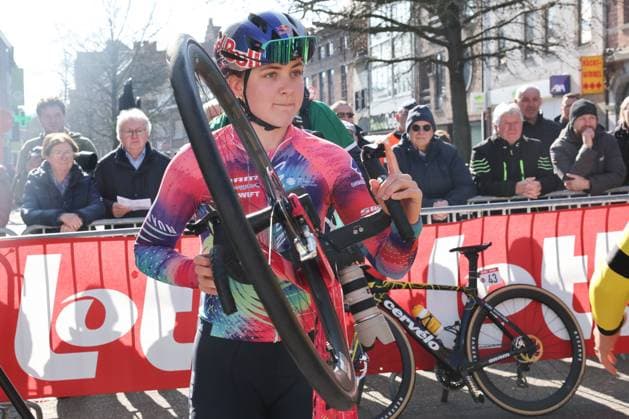 Fenix Omloop van het Hageland AARSCHOT TIELT - WINGE, Belgium 02 03 2025 Zoë Backstedt, Canyon Sram pictured during the Fenix Omloop van het Hageland on 02 March 2025 ( Picture by Gianni Barbieux Photo News ).  Copyright: xGiannixBarbieuxx
