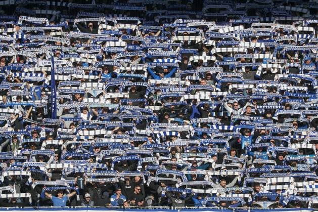 02.03.2025, xgox, Fussball - 2.Bundesliga, 1.FC Magdeburg - SV Darmstadt 98 emspor, v.l. Symbolfoto, Symbolbild, Symbol, Fans, Zuschauer, Publikum Magdeburg (DFL DFB REGULATIONS PROHIBIT ANY USE OF PHOTOGRAPHS as IMAGE SEQUENCES and or QUASI-VIDEO) Magdeburg