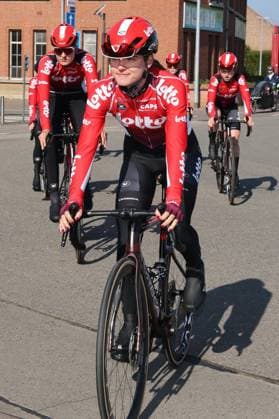 Fenix Omloop van het Hageland AARSCHOT TIELT - WINGE, Belgium 02 03 2025 Lotto Ladies pictured during the Fenix Omloop van het Hageland on 02 March 2025 ( Picture by Gianni Barbieux Photo News ).  Copyright: xGiannixBarbieuxx