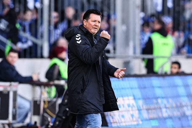 Trainer Christian Titz (1. FC Magdeburg) - 2. Fußball Bundesliga Saison 2024-2025 1. FC Magdeburg vs. SV Darmstadt 98 in der Avnet Arena in Magdeburg - Fußball,Mann,Männer,Deutschland,02.03.2025