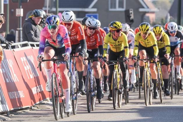 Fenix Omloop van het Hageland AARSCHOT TIELT - WINGE, Belgium 02 03 2025 Zoë Backstedt, Canyon Sram pictured during the Fenix Omloop van het Hageland on 02 March 2025 ( Picture by Gianni Barbieux Photo News ).  Copyright: xGiannixBarbieuxx