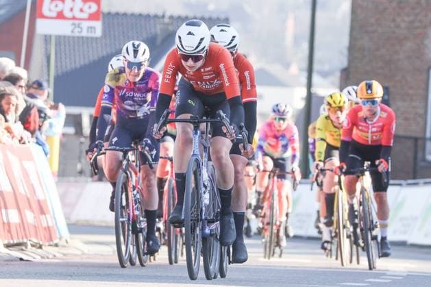 Fenix Omloop van het Hageland AARSCHOT TIELT - WINGE, Belgium 02 03 2025 Fenix-Deceuninck pictured during the Fenix Omloop van het Hageland on 02 March 2025 ( Picture by Gianni Barbieux Photo News ).  Copyright: xGiannixBarbieuxx