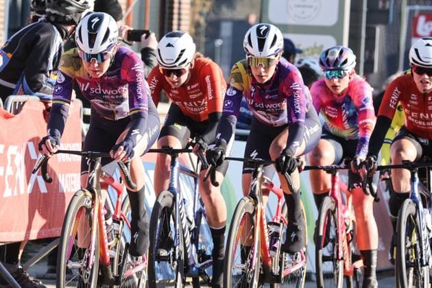Fenix Omloop van het Hageland AARSCHOT TIELT - WINGE, Belgium 02 03 2025 Anna Van Der Breggen, SD Worx pictured during the Fenix Omloop van het Hageland on 02 March 2025 ( Picture by Gianni Barbieux Photo News ).  Copyright: xGiannixBarbieuxx
