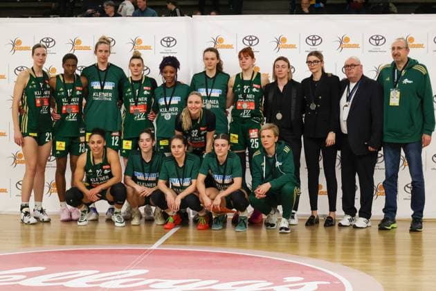 Vizepokalsieger Rutronik Stars Keltern, DBBL-Pokal , 02.03.2025, Spiel um Platz1. Saarlouis Royals vs Rutronik Stars Kelter, Berlin Berlin Deutschland Copyright: xFootbowl ThomasxSobotzkix