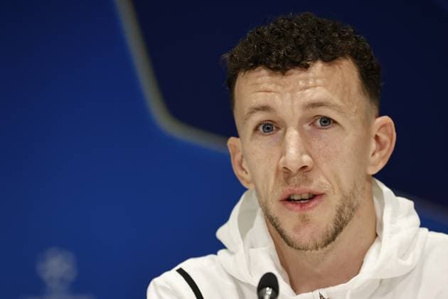 EINDHOVEN - PSV player Ivan Perisic during the press conference, PK, Pressekonferenz ahead of the meeting with Arsenal FC in the Champions League eighth final in Eindhoven. ANP MAURICE VAN STEEN xVIxANPxSportx xxANPxIVx 521469048 originalFilename: 521469048.jpg