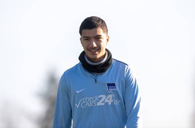 Fußball, Herren, Saison 2024 2025, 2. Bundesliga, Hertha BSC, Training, Ibrahim Maza (Hertha BSC), 03.03. 2025,