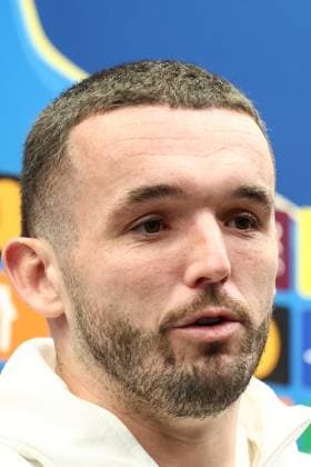 Aston Villa s John McGinn pictured during a press conference, PK, Pressekonferenz of English club Aston Villa, Monday 03 March 2025 in Brugge. Tomorrow, they will play against Belgian soccer Club Brugge KV, on the first leg of the 1 8 finals of the UEFA Champions League knockout phase. BRUNOxFAHY  x114178912x