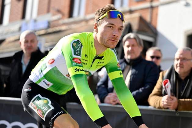 Samyn Classic 2025 DOUR, BELGIUM - MARCH 04 : Vliegen Loic (BEL) of Wagner Bazin WB pictured during the 57th edition of the Samyn cycling race, with start in Quaregnon and finish in Dour after 199km of racing on March 4, 2025 in Dour, Belgium, 04 03 2025 Dour Belgium  Copyright: xJanxDexMeuleneirx