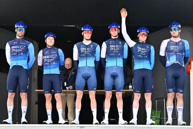 Samyn Classic 2025 DOUR, BELGIUM - MARCH 04 : team Israel - Premier Tech pictured during the 57th edition of the Samyn cycling race, with start in Quaregnon and finish in Dour after 199km of racing on March 4, 2025 in Dour, Belgium, 04 03 2025 Dour Belgium  Copyright: xJanxDexMeuleneirx