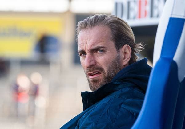 Fussball, Herren, Saison 2024 2025, Regionalliga Nordost (24. Spieltag), SV Babelsberg 03 - FC Rot-Weiß Erfurt, Trainer Ronny Ermel (Babelsberg 03), 02.03. 2025, Copyright: xSebastianxRäppold MatthiasxKochx