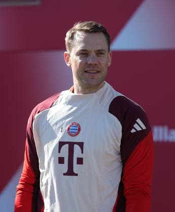 04.03.2025, Champions League, FC Bayern Muenchen Abschlusstraining, Fussball, im Bild: Manuel Neuer (FC Bayern Muenchen)