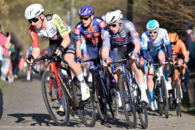 Samyn Classic 2025 DOUR, BELGIUM - MARCH 04 : rider of Intermarche - Wanty pictured during the 57th edition of the Samyn cycling race, with start in Quaregnon and finish in Dour after 199km of racing on March 4, 2025 in Dour, Belgium, 04 03 2025 Dour Belgium  Copyright: xJanxDexMeuleneirx