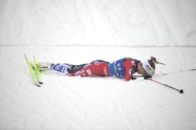 Sport Themen der Woche KW10 Sport Bilder des Tages Second placed Therese Johaug of Norway at finish in the women s cross-country skiing classic style 10km competition at the FIS Nordic Ski World Championships in Trondheim on March 4, 2025. Trondheim Norway LKFTJK20250304172504LSOI  Copyright: xMarkkuxUlanderx LKFTJK20250304172504LSOI