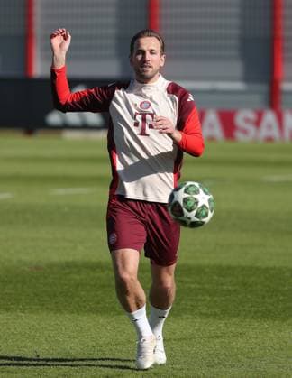 04.03.2025, Champions League, FC Bayern Muenchen Abschlusstraining, Fussball, im Bild: Harry Kane (FC Bayern Muenchen)