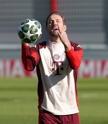 04.03.2025, Champions League, FC Bayern Muenchen Abschlusstraining, Fussball, im Bild: Harry Kane (FC Bayern Muenchen)
