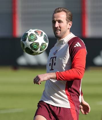 04.03.2025, Champions League, FC Bayern Muenchen Abschlusstraining, Fussball, im Bild: Harry Kane (FC Bayern Muenchen)