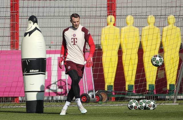 04.03.2025, Champions League, FC Bayern Muenchen Abschlusstraining, Fussball, im Bild: Manuel Neuer (FC Bayern Muenchen)