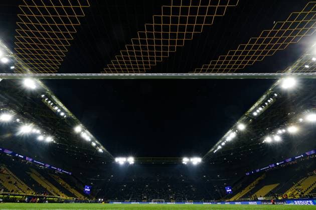 04.03.2025, UEFA Champions League, Achtelfinale, Borussia Dortmund - Lille OSC, Blick auf die Südtribüne des Signal Iduna Parks, Dortmund Signal Iduna Park NRW Deutschland xRHR-FOTO DEx Copyright: DennisxEwert RHR-FOTOx RHR-FOTO DE