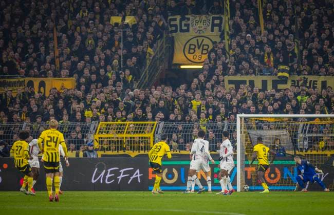 Dortmund, Germany. 04th Mar 2025. Tor zum 1:0 durch Karim Adeyemi (BvB) Borussia Dortmund - Lille OSC 04.03.2025