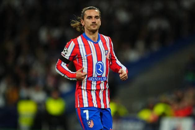 ESP: Real Madrid v Atletico de Madrid. UEFA Champions League match. Round of 16. Fist Leg. Antoine Griezmann of Atletico de Madrid during the UEFA Champions League match, Round of 16, first leg, between Real Madrid and Atletico de Madrid played at Santiago Bernabeu Stadium on March 4, 2025 in Madrid Spain. kpng Copyright: xBaguxBlancox xPRESSINPHOTOx PS_250304_UCL_RMA_ATL_022