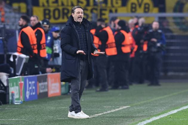 Fußball Champions League Achtelfinale Borussia Dortmund - Lille OSC am 04.03.2025 im Signal Iduna Park in Dortmund Niko Kovac ( Trainer Cheftrainer Dortmund )