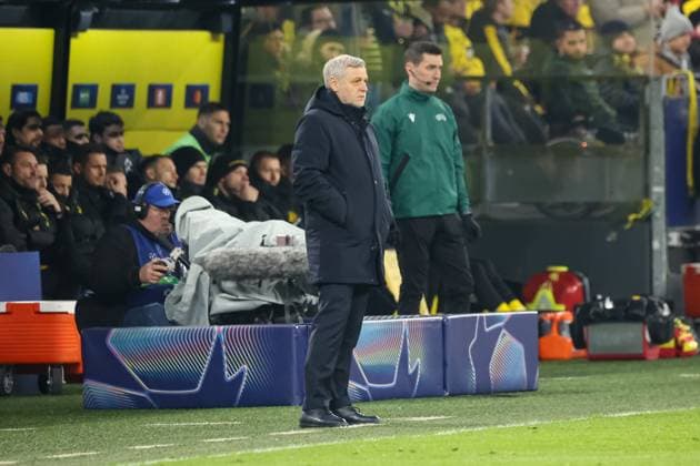 Bruno Genesio (Chef-Trainer LOSC Lille) GER, Borussia Dortmund gegen LOSC Lille, Fussball, Champions League, Achtelfinale, Spielzeit 2024 2025, 04.03.2025 GER, Borussia Dortmund gegen LOSC Lille, Fussball, Champions League, Achtelfinale, Spielzeit 2024 2025, 04.03.2025 Dortmund Copyright: xEibner-Pressefoto FrankxZeisingx EP_FZG