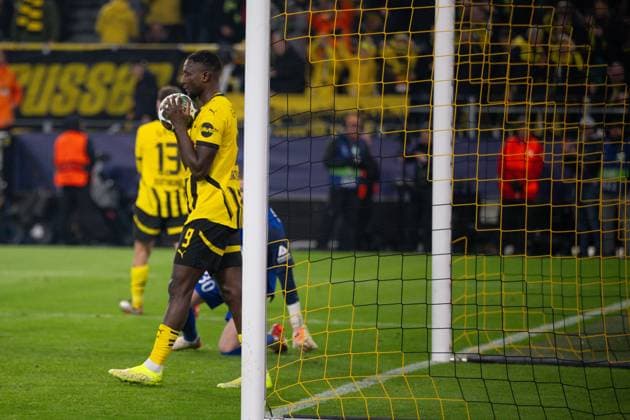 04.03.2025, Fussball UEFA Champions League 2024 2025, Achtelfinale, Borussia Dortmund - Lille OSC, im Signal-Iduna-Park, Serhou Guirassy (Borussia Dortmund)