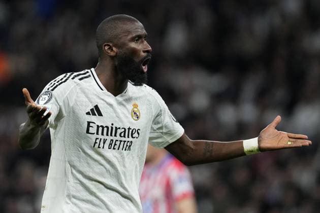Cc Madrid 04 03 2025 - Champions League Real Madrid-Atletico Madrid foto Cesar Cebolla Image nella foto: Antonio Rudiger 