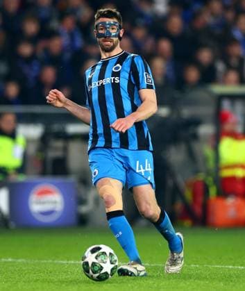 Brandon Mechele of Club Brugge. Club Brugge v Aston Villa, UEFA Champions League, Round of 16, First Leg, Football, Jan Breydel Stadium, Brugge, Belgium - 04 Mar 2025 EDITORIAL USE ONLY No use with unauthorised audio, video, data, fixture lists, club league logos or live services. Online in-match use limited to 120 images, no video emulation. No use in betting, games or single club league player publications.  Copyright: xJamesxMarsh Shutterstockx 15176976cn