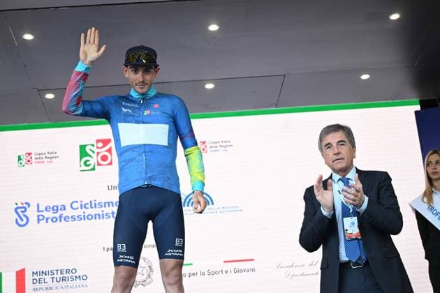 05-03-2025 Trofeo Laigueglia; 2025, Xds - Astana; Scaroni, Christian; Pella, Roberto; Laigueglia; 