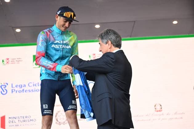 05-03-2025 Trofeo Laigueglia; 2025, Xds - Astana; Scaroni, Christian; Pella, Roberto; Laigueglia; 