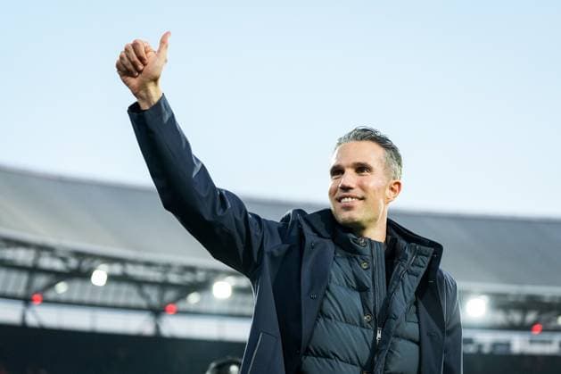 UEFA Champions League: Feyenoord v FC Inter Milan Rotterdam - Feyenoord coach Robin van Persie during the 1st leg of the round of 16 of new format of the Champions League 2024 2025. The match is set between Feyenoord and FC Inter Milan at Stadion Feijenoord De Kuip on 5 March 2025 in Rotterdam, The Netherlands. Copyright: xYannickxVerhoevenx