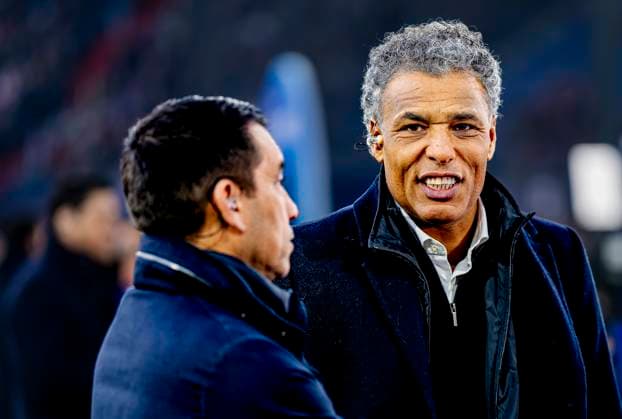 Pierre van Hooijdonk during the match Feyenoord - Inter at the Stadium De Kuip for the UEFA Champions League - Round of 16 - 1st leg season 2024-2025 in ROTTERDAM, Netherlands on 5 march 2025, (photo by Marcel van Dorst EYE4images DeFodi Images)