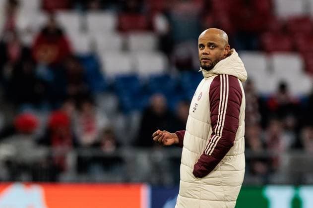 UEFA Champions League, FC Bayern München - Bayer 04 Leverkusen; 05.03.2025 Vincent Kompany (Trainer FC Bayern München) während der Platzbegehung UEFA Champions League Achtelfinale Hinspiel, FC Bayern München - Bayer 04 Leverkusen; München, Allianz Arena am 05.03.2025 Copyright: xBEAUTIFULxSPORTS Wunderlx