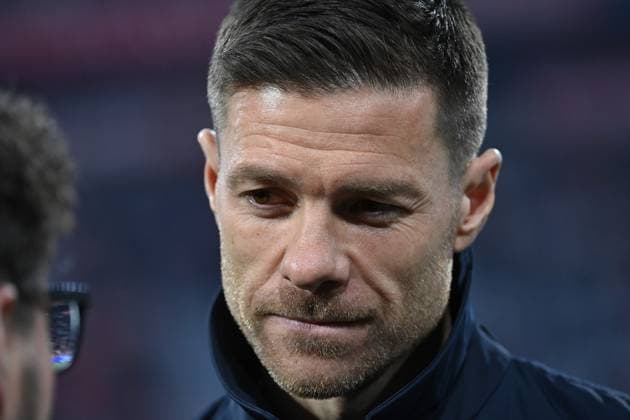 05.03.2025, xjrdrx, Fussball UEFA Champions League, FC Bayern Muenchen - Bayer 04 Leverkusen v.l. Trainer Xabi Alonso (Bayer Leverkusen) (DFL DFB REGULATIONS PROHIBIT ANY USE OF PHOTOGRAPHS as IMAGE SEQUENCES and or QUASI-VIDEO) Muenchen