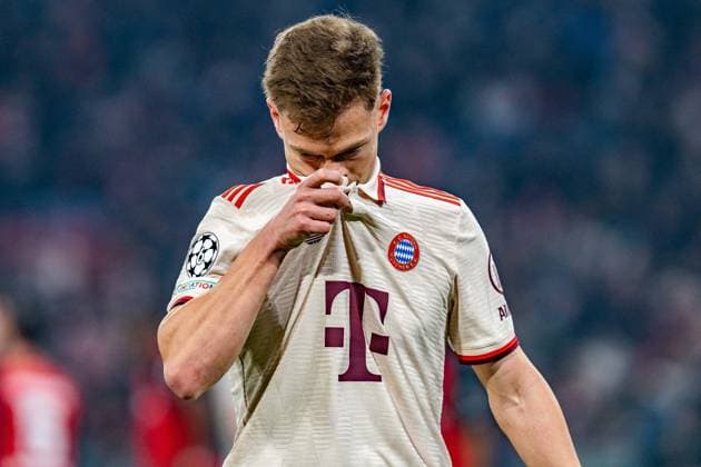 05.03.2025, FC Bayern München vs. Bayer Leverkusen, UEFA Champions League, Achtelfinale-Hinspiel Joshua Kimmich (FC Bayern Muenchen, 6) Copyright: xBahhoxKarax