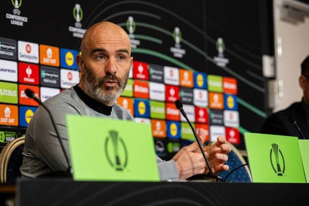 Chelsea FC press conference, PK, Pressekonferenz UEFA Conference League Copenhagen, Denmark. 05th, March 2025. Head coach Enzo Maresca of Chelsea FC seen at the press conference ahead of the UEFA Conference League match between FC Copenhagen and Chelsea FC at Parken in Copenhagen. Denmark, Copenhagen  Copyright: xGonzalesxPhoto TobiasxJorgensenx