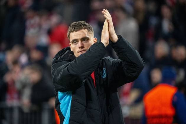 Fußball, Herren, Saison 2024 2025, Champions League (Achtelfinale, Hinspiel), FC Bayern München - Bayer Leverkusen, Florian Wirtz (Bayer Leverkusen), Enttäuschung nach Abpfiff, 05.03. 2025, Copyright: xMatthiasxKochx