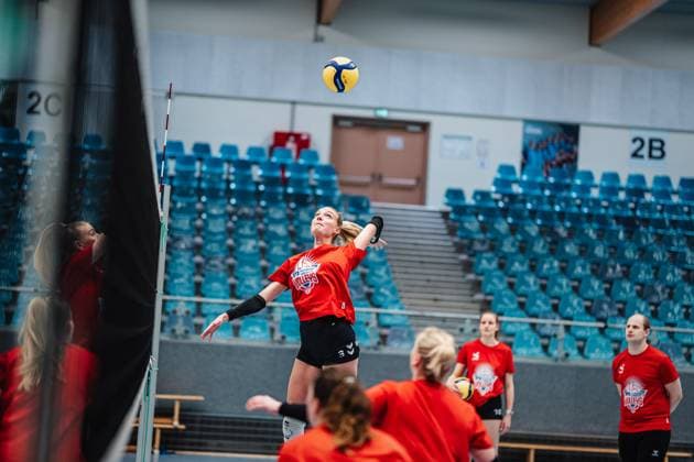 Volleyball Frauen Pressetermin 1. Volleyball Bundesliga Frauen ETV Hamburger Volksbank Volleys 06.03.2025 Stadt Sportstätte Bundesland Deutschland