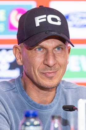 Pressekonferenz 1. FC Köln, 06.03.2025 Gerhard Struber bei der Pressekonferenz des 1. FC Köln, am 06.03.2025, RheinEnergie-Stadion, Köln.