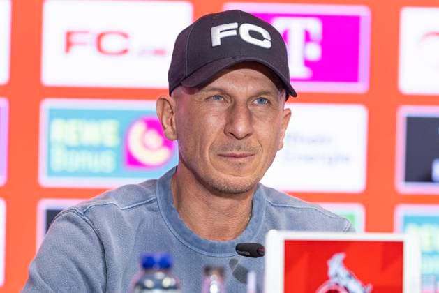 Pressekonferenz 1. FC Köln, 06.03.2025 Gerhard Struber bei der Pressekonferenz des 1. FC Köln, am 06.03.2025, RheinEnergie-Stadion, Köln.