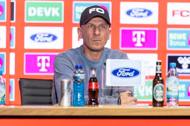 Pressekonferenz 1. FC Köln, 06.03.2025 Gerhard Struber bei der Pressekonferenz des 1. FC Köln, am 06.03.2025, RheinEnergie-Stadion, Köln.