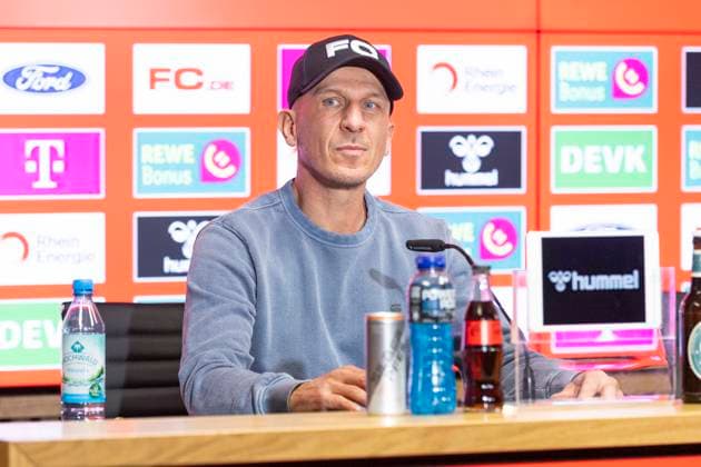 Pressekonferenz 1. FC Köln, 06.03.2025 Gerhard Struber bei der Pressekonferenz des 1. FC Köln, am 06.03.2025, RheinEnergie-Stadion, Köln.