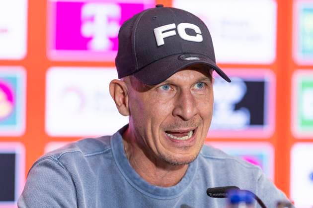 Pressekonferenz 1. FC Köln, 06.03.2025 Gerhard Struber bei der Pressekonferenz des 1. FC Köln, am 06.03.2025, RheinEnergie-Stadion, Köln.