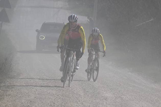 06-03-2025 Allenamento Strade Bianche 2025; 2025, Cofidis; Le Tolfe; 