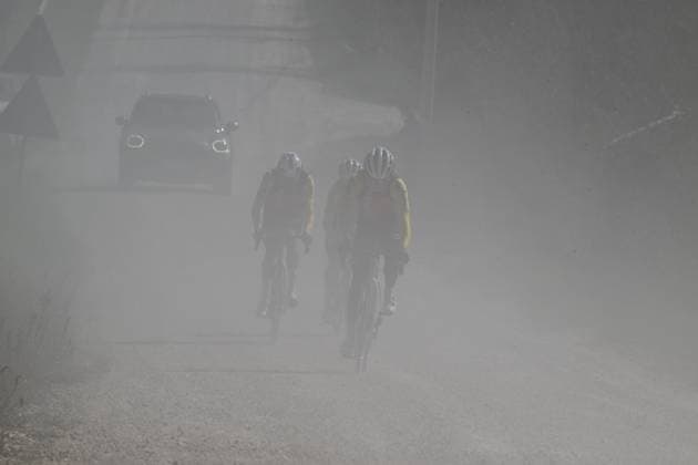 Sport Bilder des Tages 06-03-2025 Allenamento Strade Bianche 2025; 2025, Cofidis; Le Tolfe; 