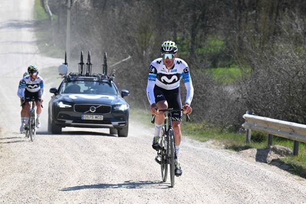 06-03-2025 Allenamento Strade Bianche 2025; 2025, Movistar; Le Tolfe; 