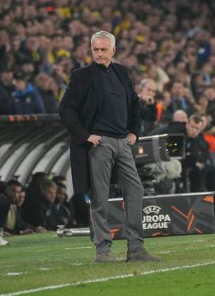 Coach Jose Mourinho of Fenerbahce SK during the UEFA Europa League 2024 25 Round of 16 First Leg match between Fenerbahce SK and Rangers FC at Ulker Sukru Saracoglu Stadium on March 6, 2025 in Istanbul, Turkey. Istanbul Turkey Copyright: xSeskimPhotox Fenerbahce-Rangers-060325 (38)