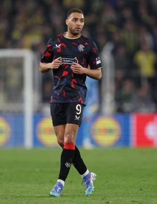 Cyriel Dessers of Rangers Fenerbahce v Rangers, UEFA Europa League, Round of 16, First Leg, Football, Sukru Saracoglu Stadium, Istanbul, Turkiye - 06 Mar 2025 EDITORIAL USE ONLY No use with unauthorised audio, video, data, fixture lists, club league logos or live services. Online in-match use limited to 120 images, no video emulation. No use in betting, games or single club league player publications. Copyright: xRaddadxJebarah Shutterstockx 15180156p
