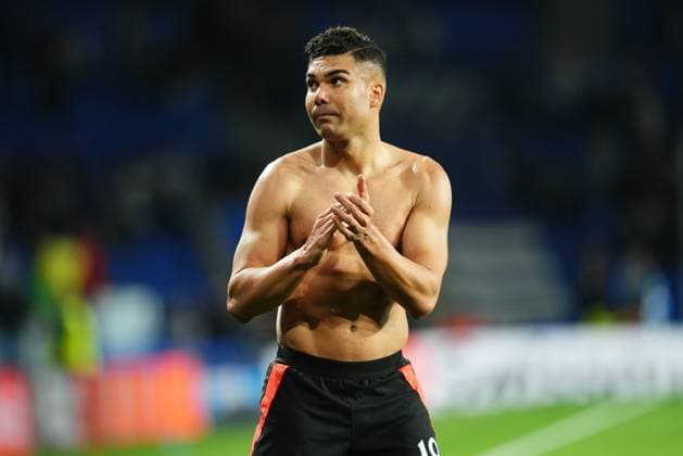 Casemiro of Manchester United, ManU Real Sociedad v Manchester United, UEFA Europa League match, Round of 16, first leg. Football, Reale Arena Stadium, San Sebastian, Spain - 6 March 2025 Editorial use only  Copyright: xBlanco PRESSINPHOTO Shutterstockx 15182705dc